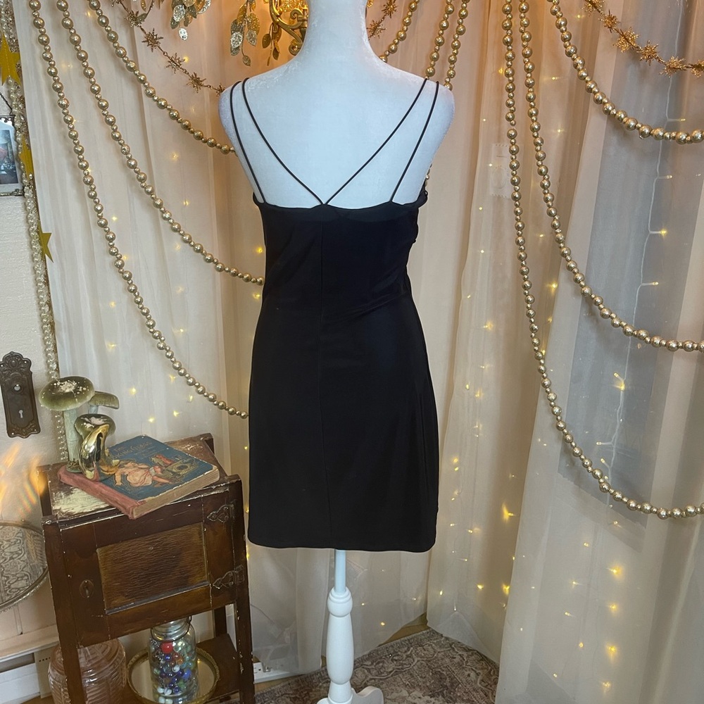 Sexy Black Slip Dress - Picture 2 of 5